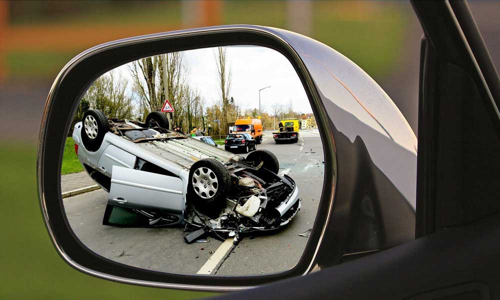 Road car accident